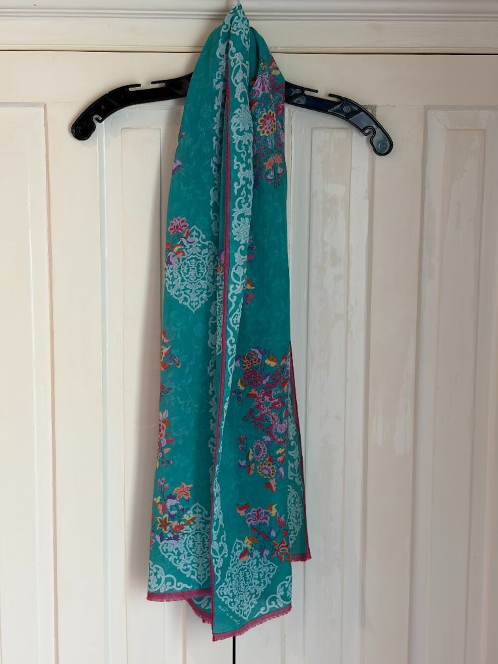 OSCAR DE LA RENTA SILK SCARF
